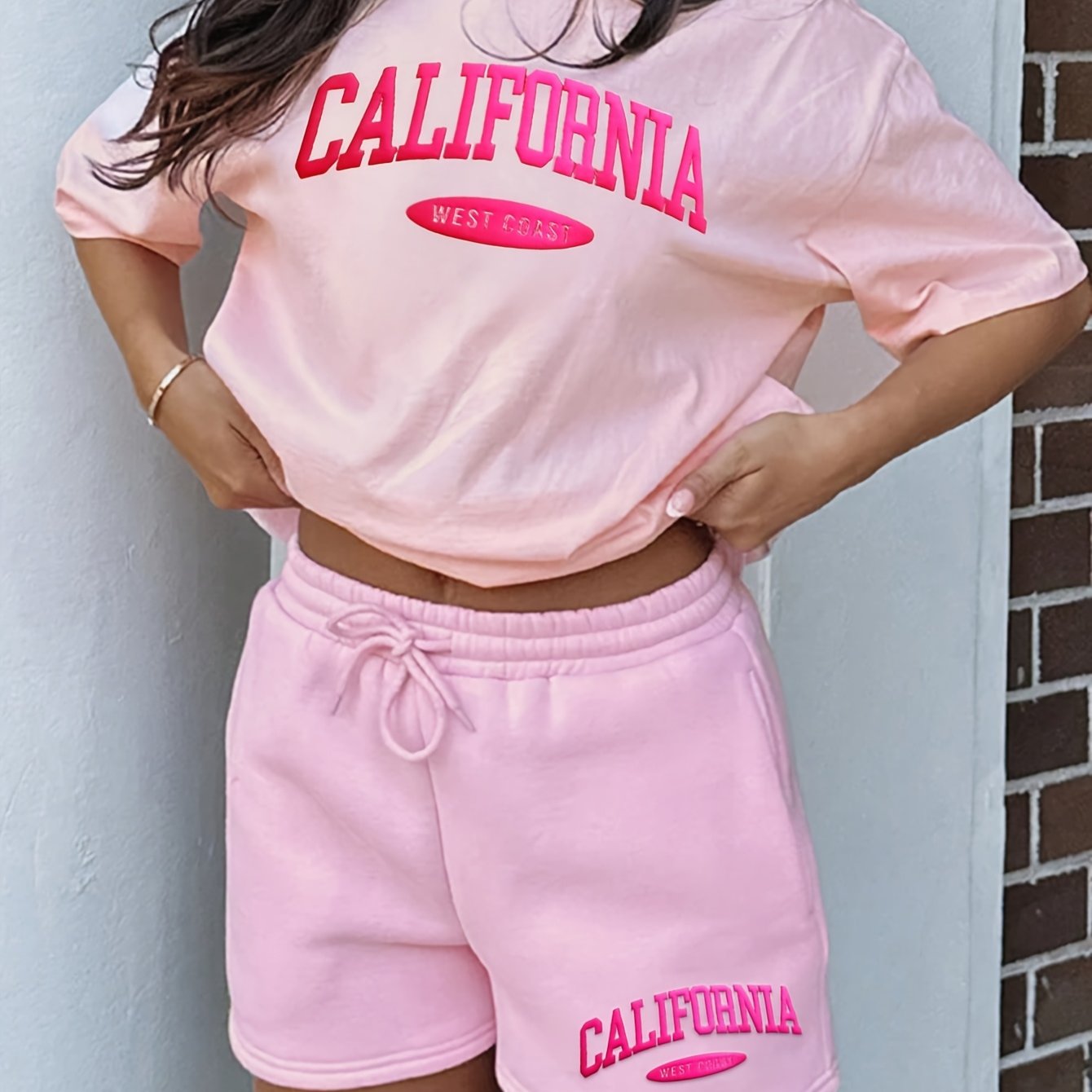 Bubbly Chic – Ensemble Tricoté Léger à Imprimé Bulles