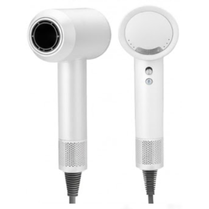 Hairdryer with circular styling head