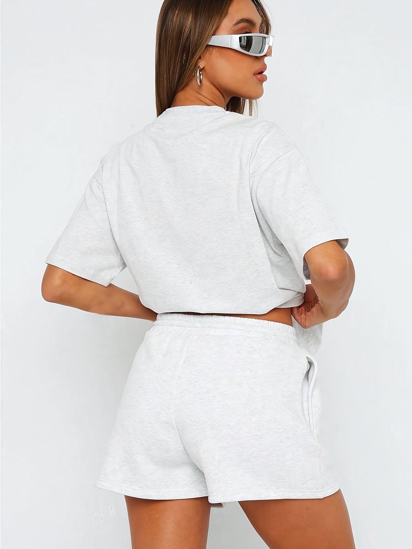 Bubbly Chic – Ensemble Tricoté Léger à Imprimé Bulles