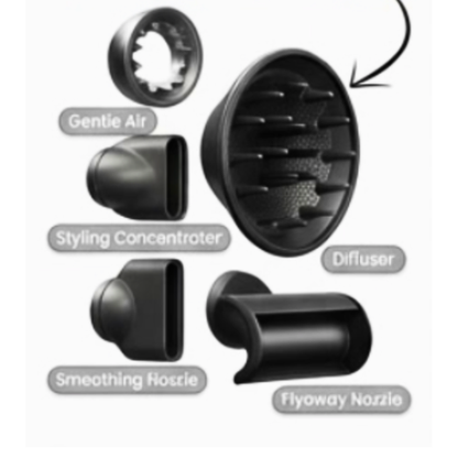 Hairdryer attachments for styling