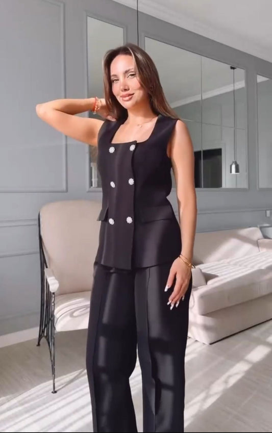 "Queen"-dräkten (Kavaj + Byxor)